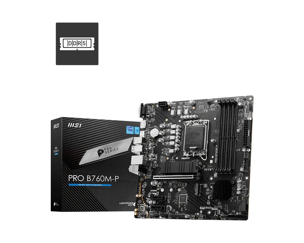 MSI PRO B760M-P DDR5 Mainboard