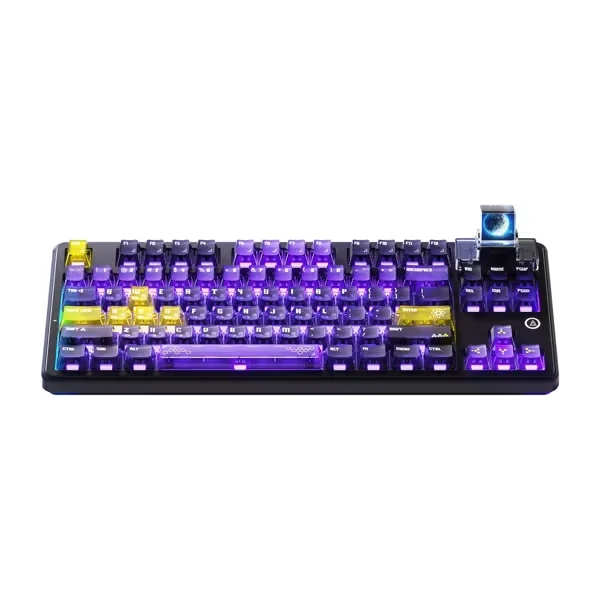 Ajazz MK87 Prism Purple-Yellow Wireless Mechanical Keyboard